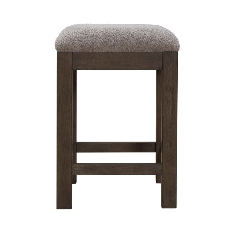 Cascade Falls - Upholstered Console Stool - Satin Espresso