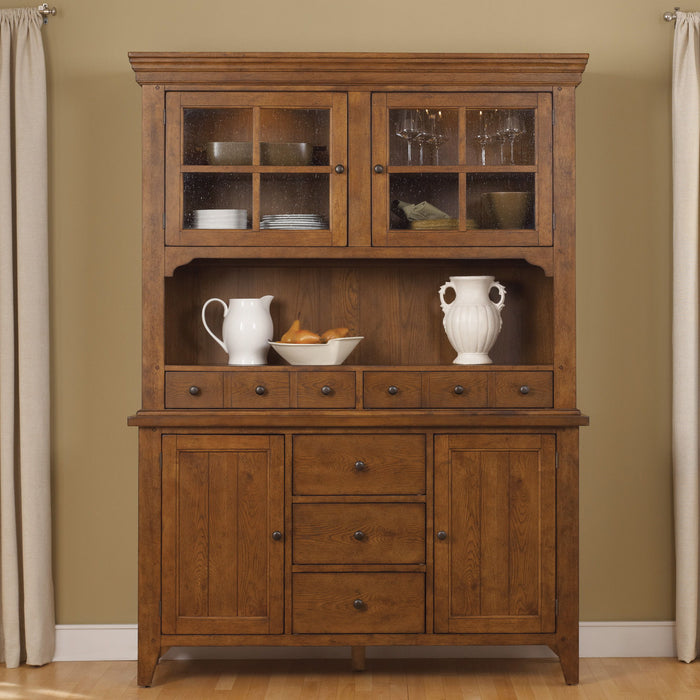 Hearthstone Ridge - Hutch & Buffet - Light Brown