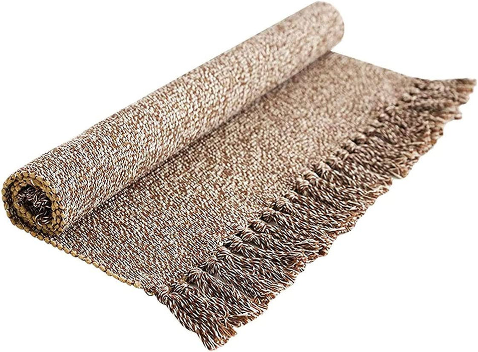 Cotton Bathroom Rug Reversible Kitchen Entry - Yoga Mat