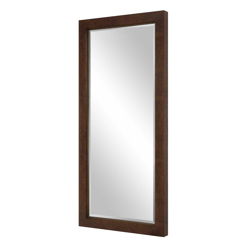 Durant - Tall Wood Mirror - Brown