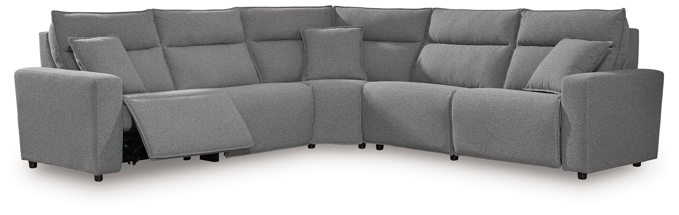 ModMax II - Salt And Pepper - Reclining Sectional