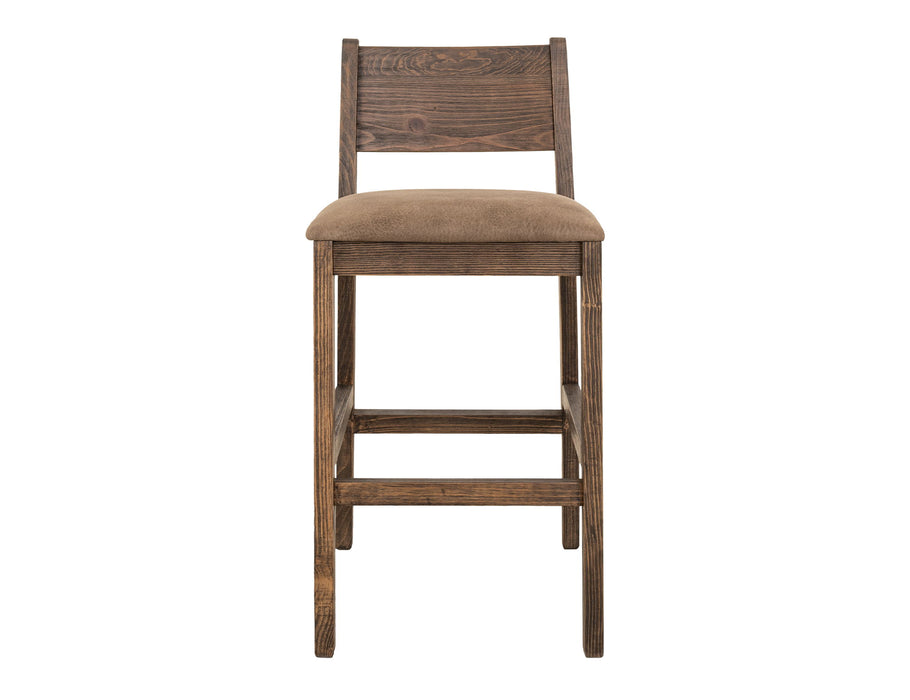 Novus Lodge - Barstool (Set of 2) - Walnut Brown