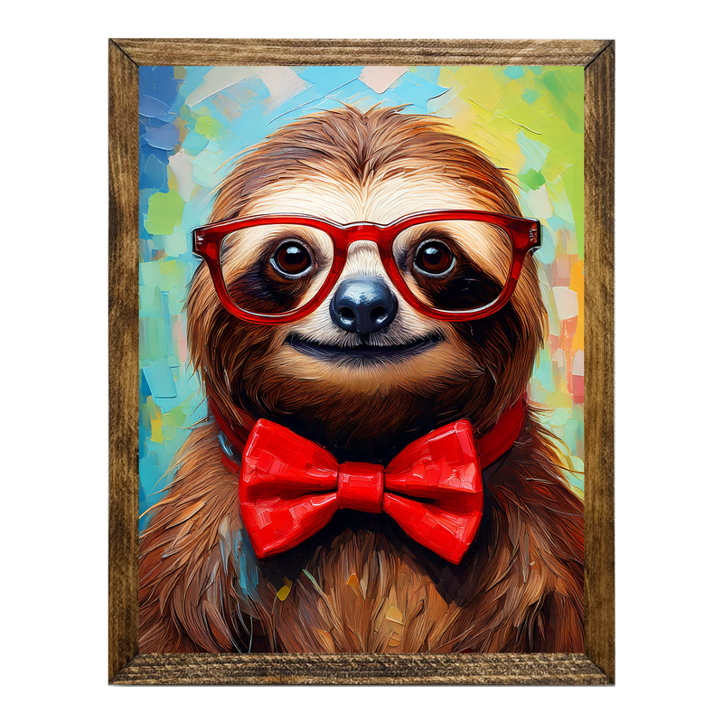 ARTISTIC SERIES TIMBERLAND- ANIMALS WITH GLASSES SLOTH