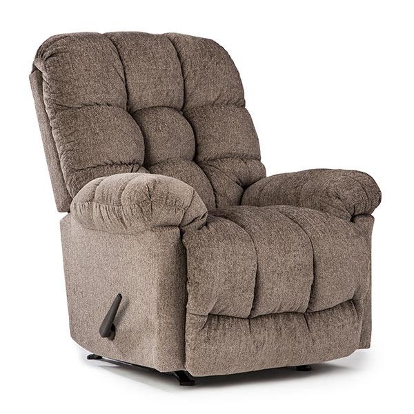 BROSMER LEATHER POWER HEAD TILT ROCKER RECLINER- 9MZ87-1LU