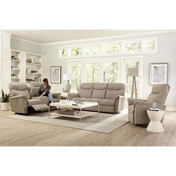 CAITLIN COLLECTION LEATHER POWER HEAD TILT RECLINING SOFA- S420CZ4