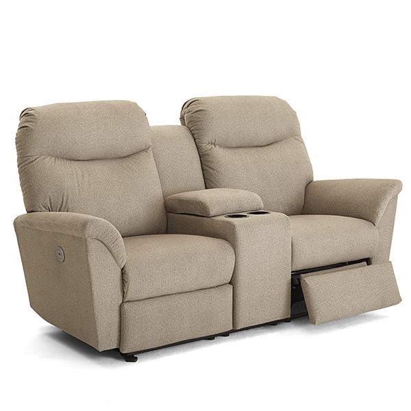 CAITLIN COLLECTION LEATHER POWER HEAD TILT RECLINING SOFA- S420CZ4