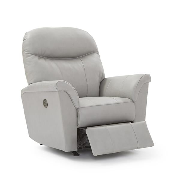 CAITLIN LEATHER POWER HEAD TILT SPACE SAVER RECLINER- 4NZ24LU