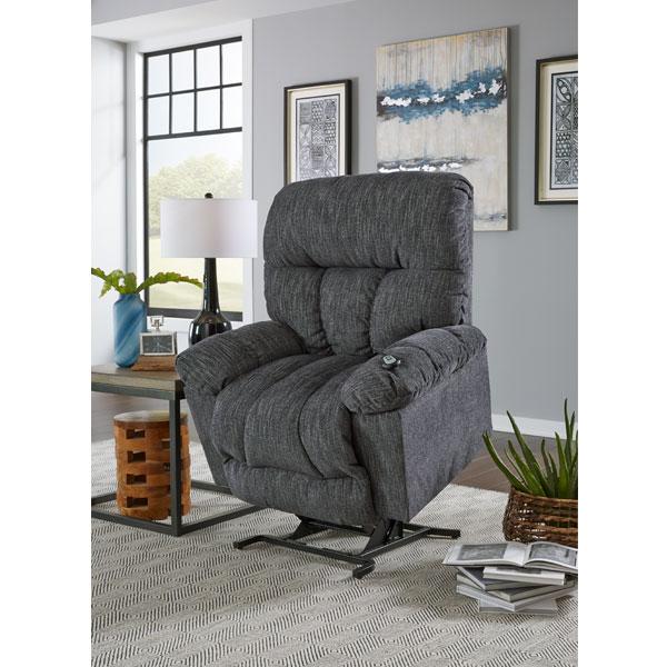 RETREAT LEATHER SWIVEL GLIDER RECLINER- 8N05LU