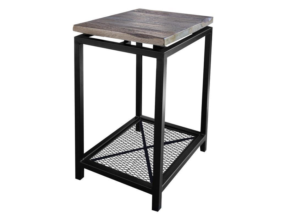 Blacksmith Chair Side Table, w/ shelf image