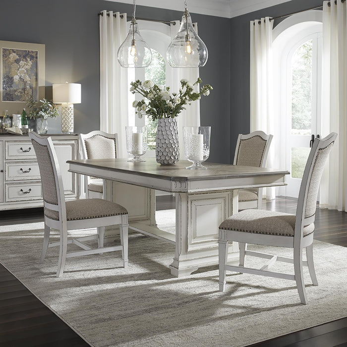 Abbey Park 5 Piece Trestle Table Set image