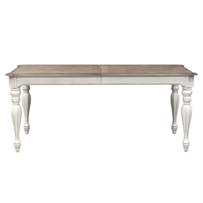 Liberty Furniture Magnolia Manor Rectangular Leg Table in Antique White image