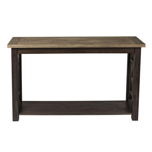 Liberty Heatherbrook Sofa Table in Charcoal and Ash image