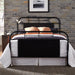 Vintage Series King Metal Bed - Black image