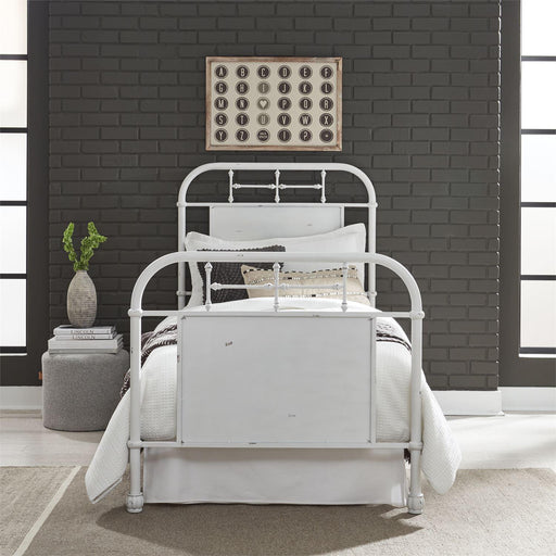 Vintage Series Full Metal Bed - Antique White image