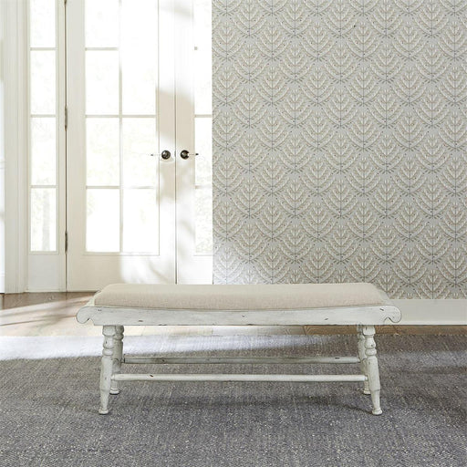 Liberty Furniture Whitney Bench in Weathered Gray image