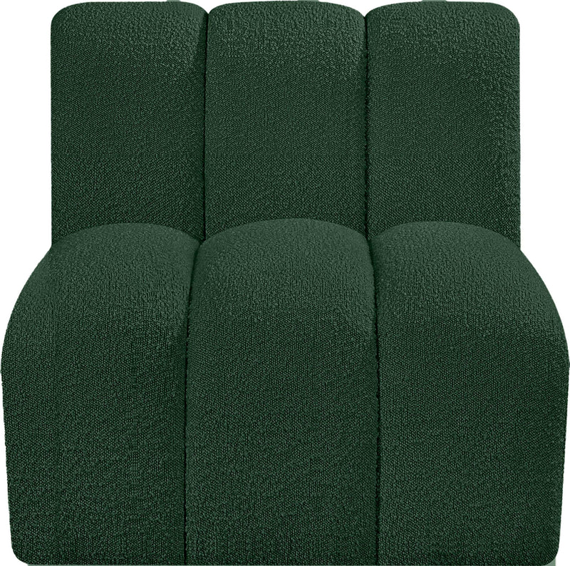 Arc - Boucle Fabric Straight Chair