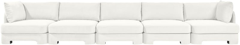Hammond - Velvet Performance Fabric Upholstered 5 Piece Sofa