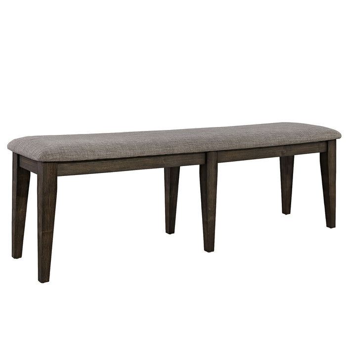 Double Bridge - Dining Bench - Dark Brown