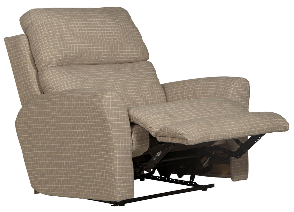 Justine - Lay Flat Extra Wide Recliner - Sandstone