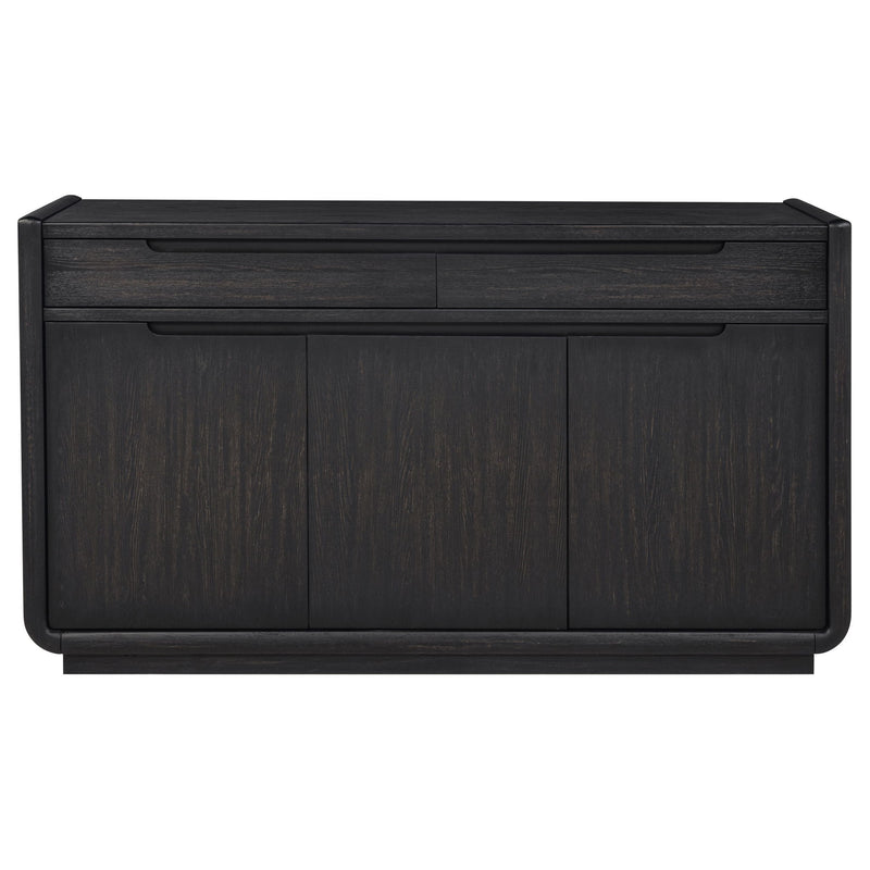 Bangor - 2 Drawer Dining Sideboard Server - Black