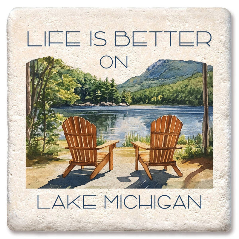 Custom Life is Better on Lake Name Drop Coaster