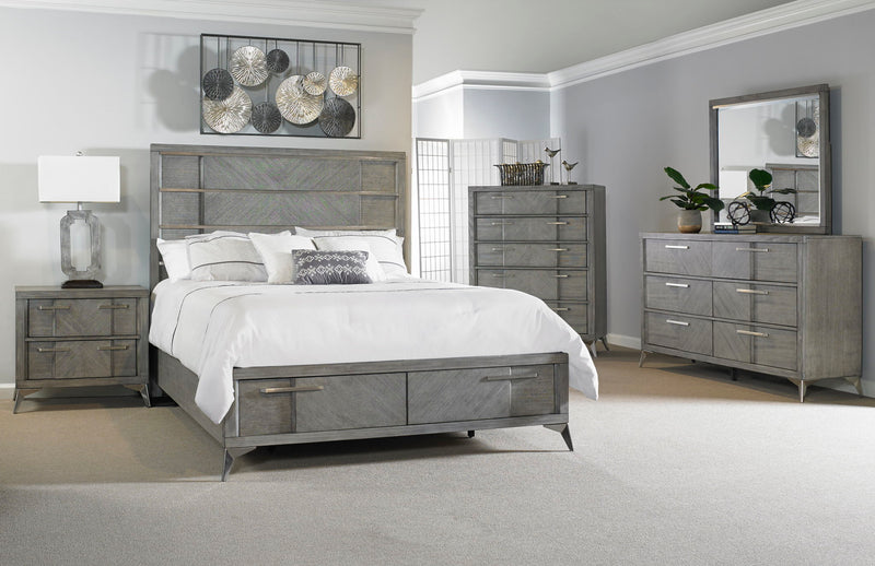 Aries - Landscape Mirror - Gray