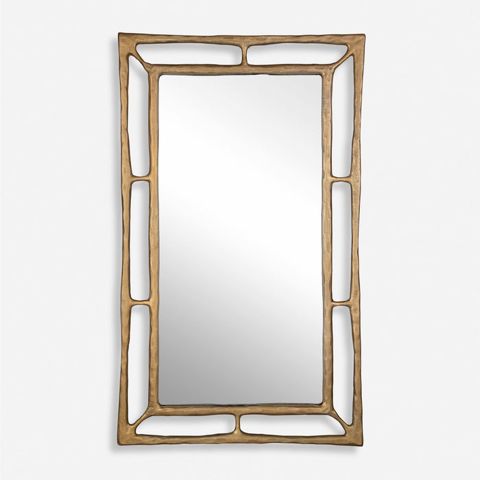 Felix - Rectangle Mirror - Brass