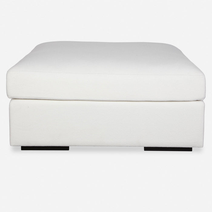 Refuge - Arctic White Sofa Ottoman