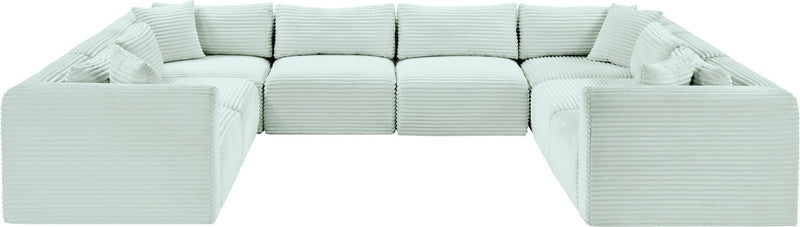Shaggy - 8 Piece Modular U-Shaped Sectional