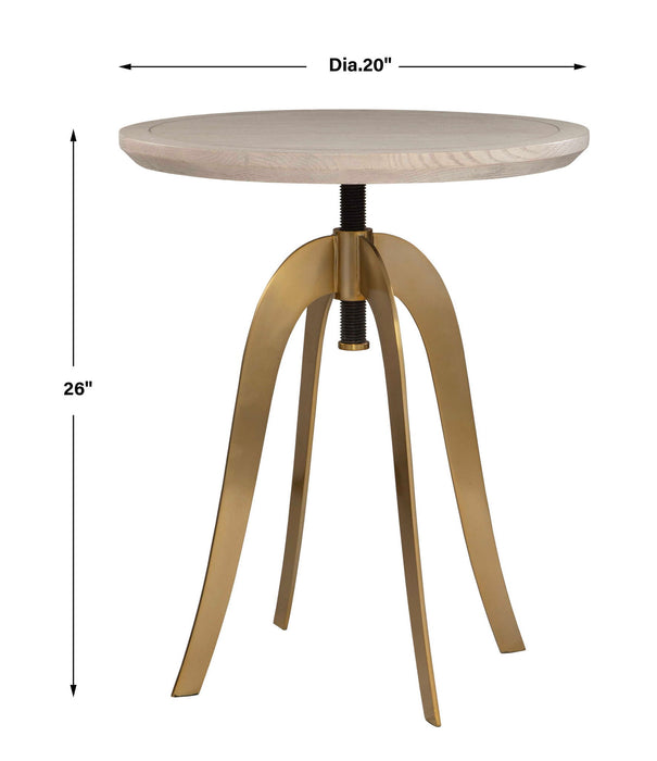 Alice - Oak Adjustable Accent Table