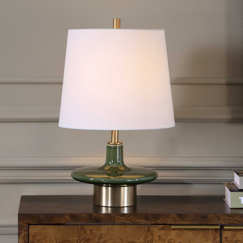 Sieler - Table Lamp - Glossy Green