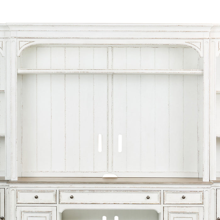 Magnolia Manor - Entertainment Hutch - White