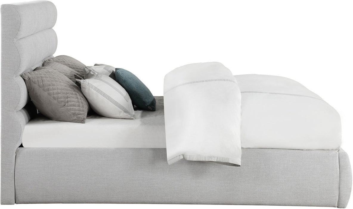 Adam - Linen Fabric Bed With 52" Headboard