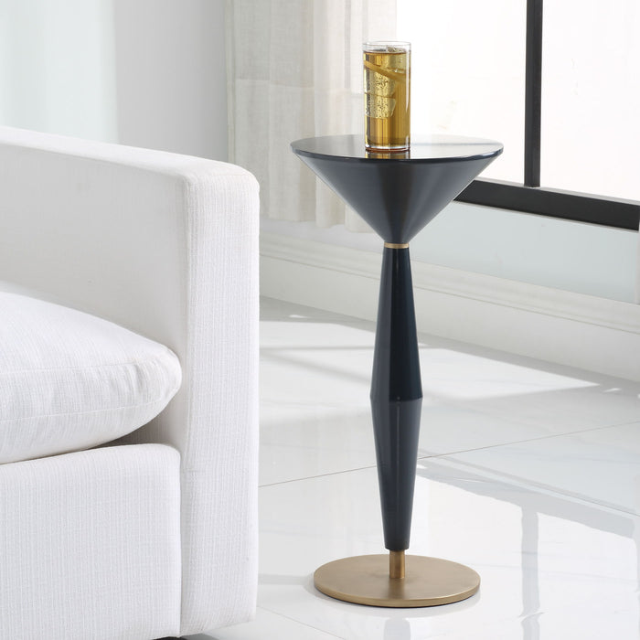 Luster - Accent Table - Navy Blue