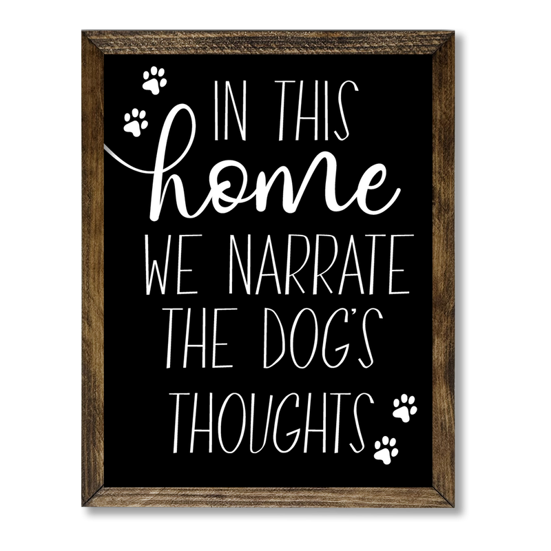 TIMBERLAND FRAME NARRATE DOG THOUGHTS