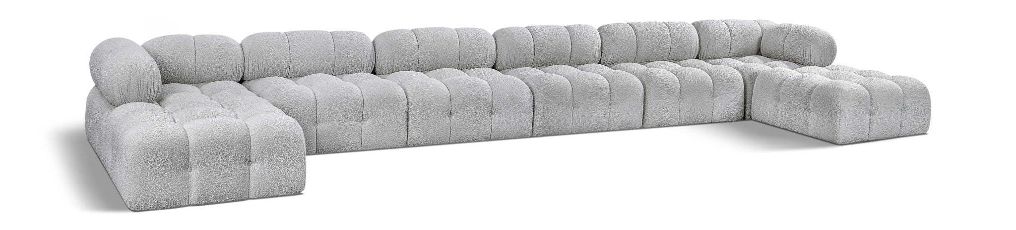 Ames - 8 Piece Fabric Modular Sectional