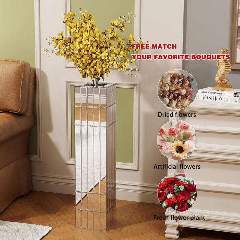 Floor Cube Vase For Home Decor