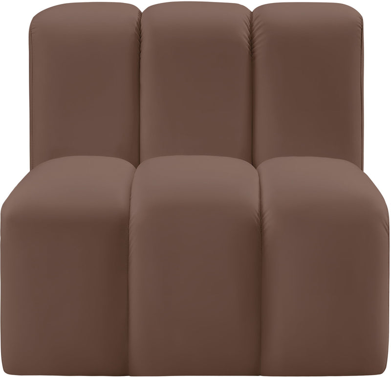 Arc - Faux Leather Straight Chair
