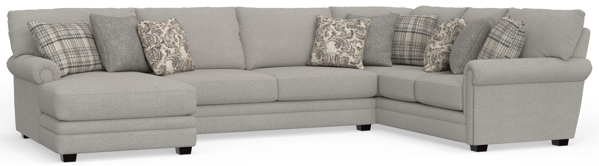 Livingston - Sectional With Comfort Coil Seating And Accent Pillows Included