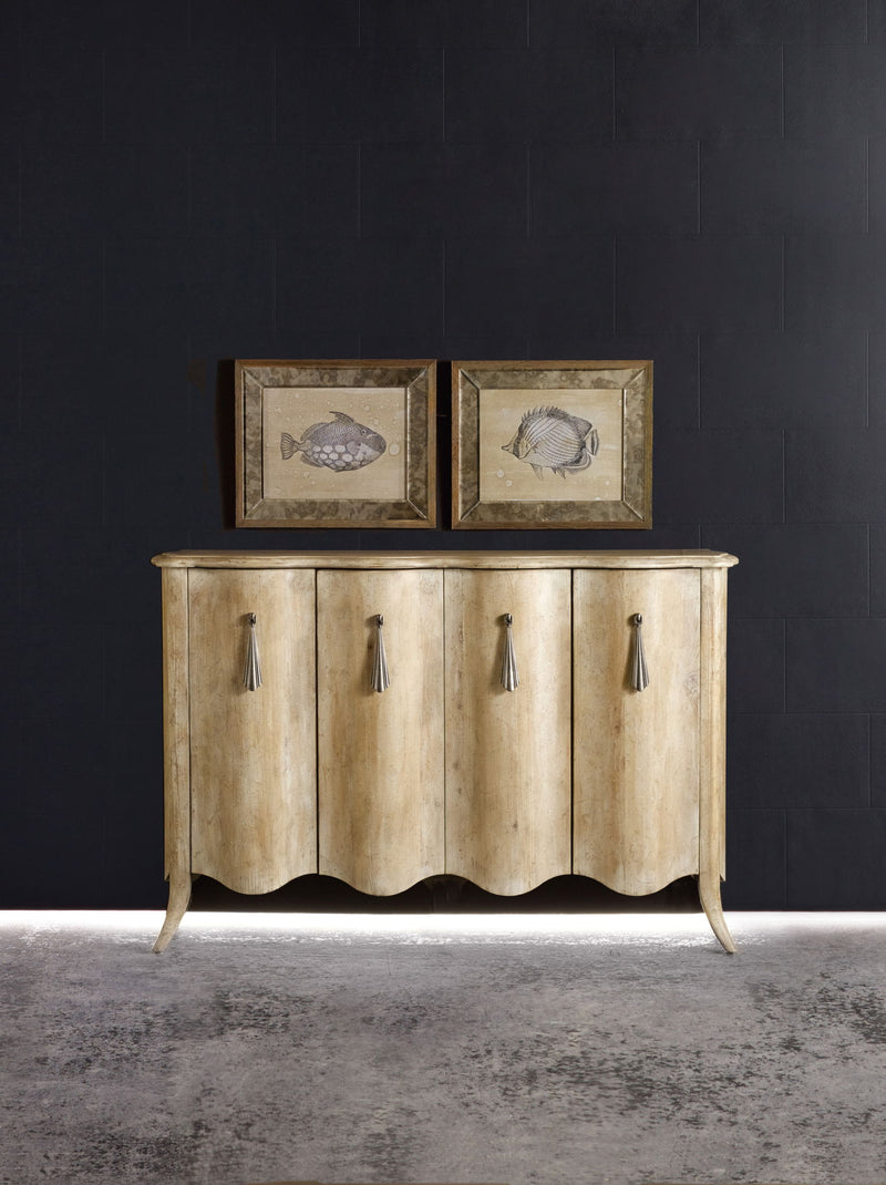 Melange - Draped Credenza - Light Brown