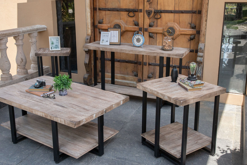 Old Wood - Chairside Table - Drift Sand