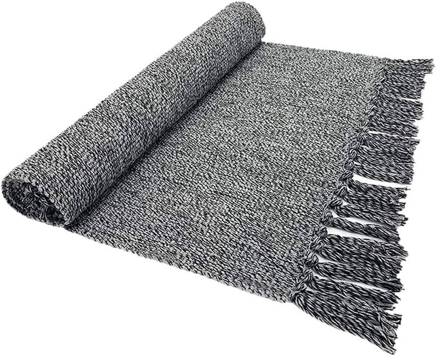 Cotton Bathroom Rug Reversible Kitchen Entry - Yoga Mat