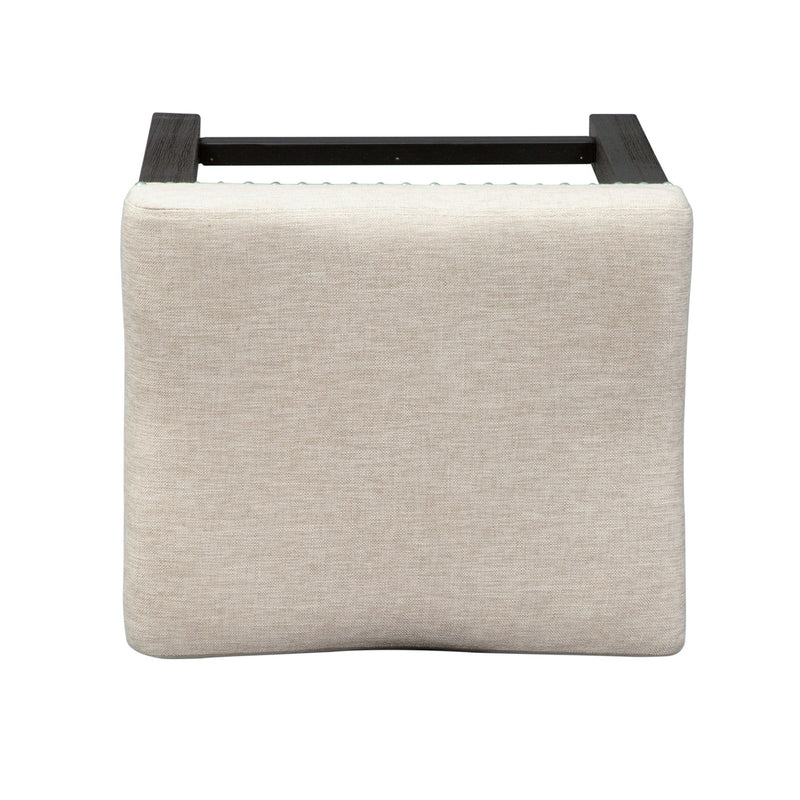 Heatherbrook - Upholstered Console Stool - Charcoal & Ash