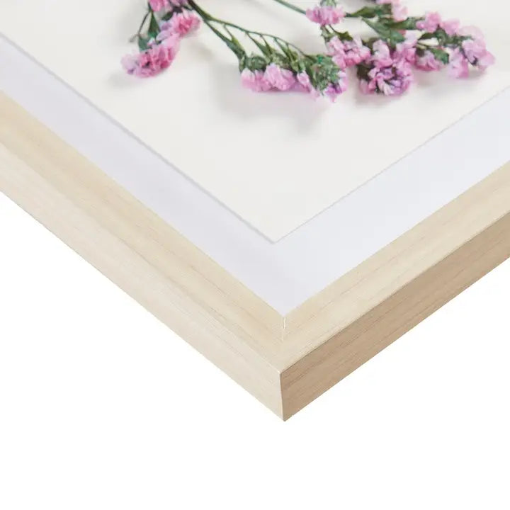 Fresh Flowers Floral Shadowbox Wall Art Décor | Set of 2 | 12Wx24H Each
