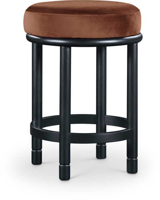 Monette - Counter Stool With Black Base