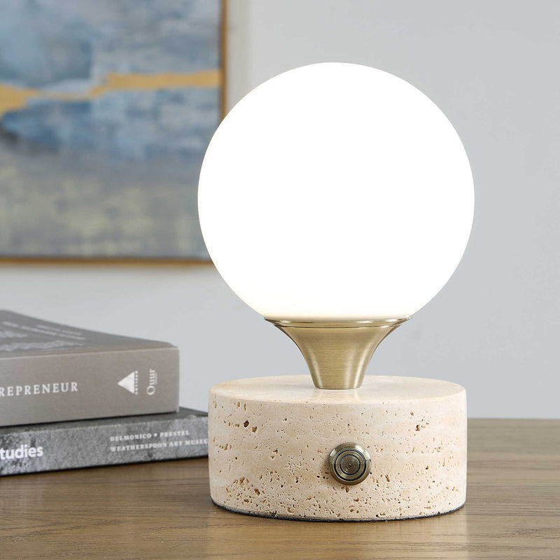 Abril - Rechargeable LED Accent Lamp - Brass,Gold
