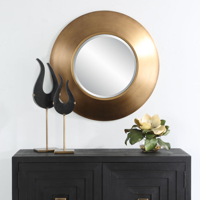 Contessa - Round Mirror - Gold