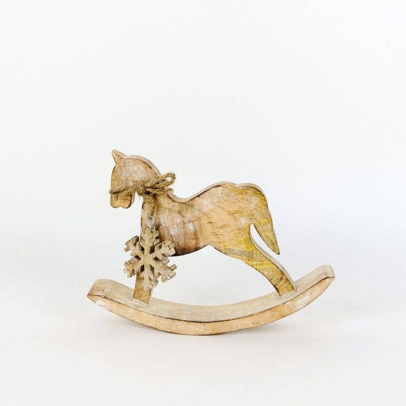 Mango Wood Rocking Horse