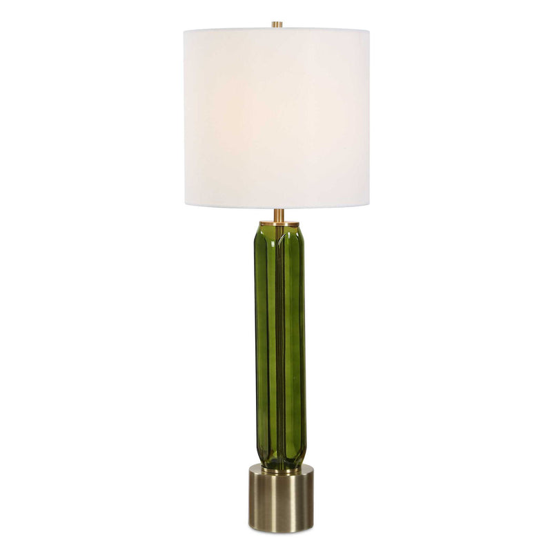 Aspis - Glass Table Lamp - Green