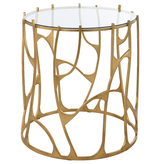 Ritual - Round Gold Side Table